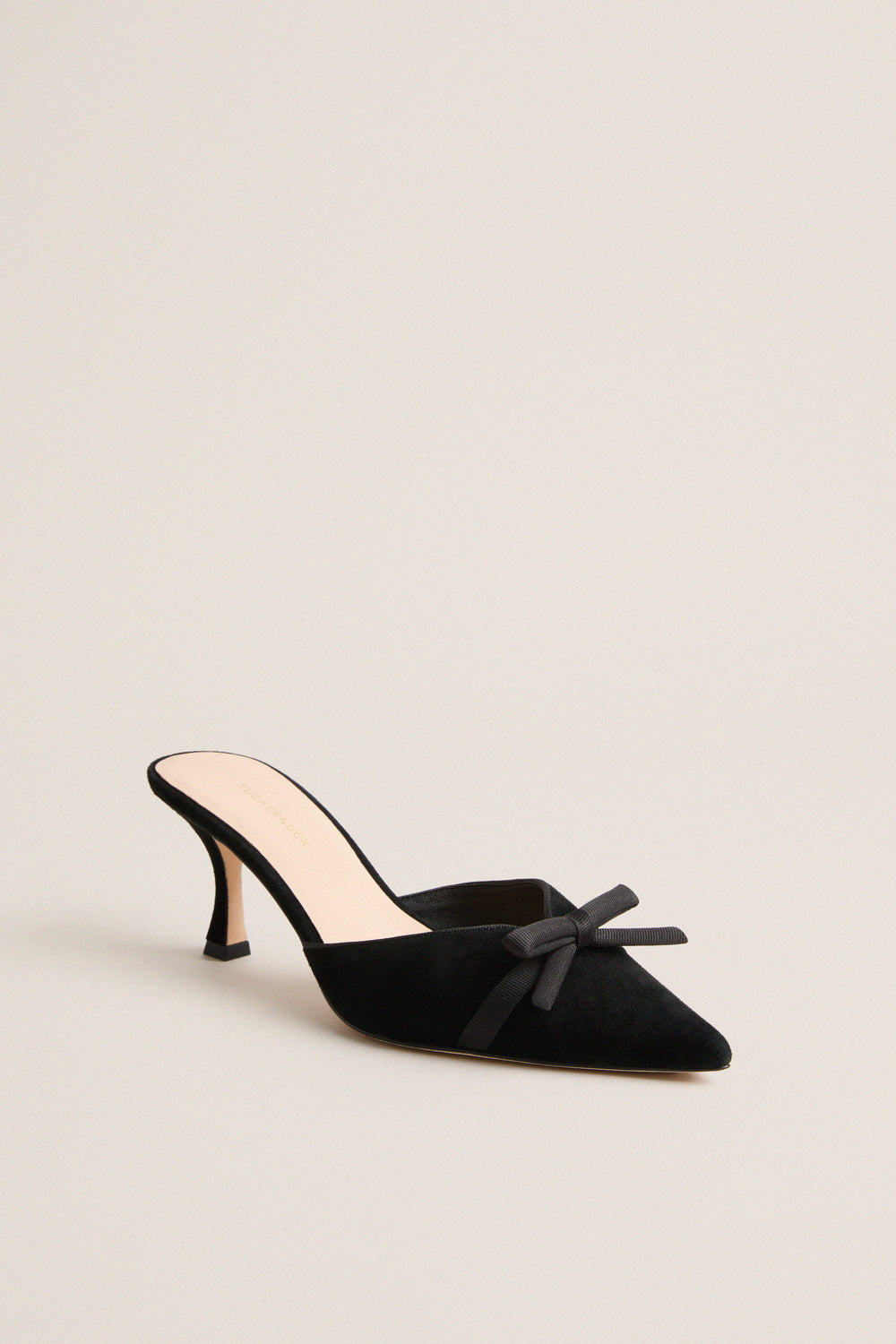 Black Suede Molly Heels