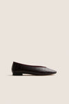 Oxblood Croc Nina Flats