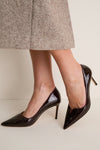 Oxblood Patent Leather Penelope Heels