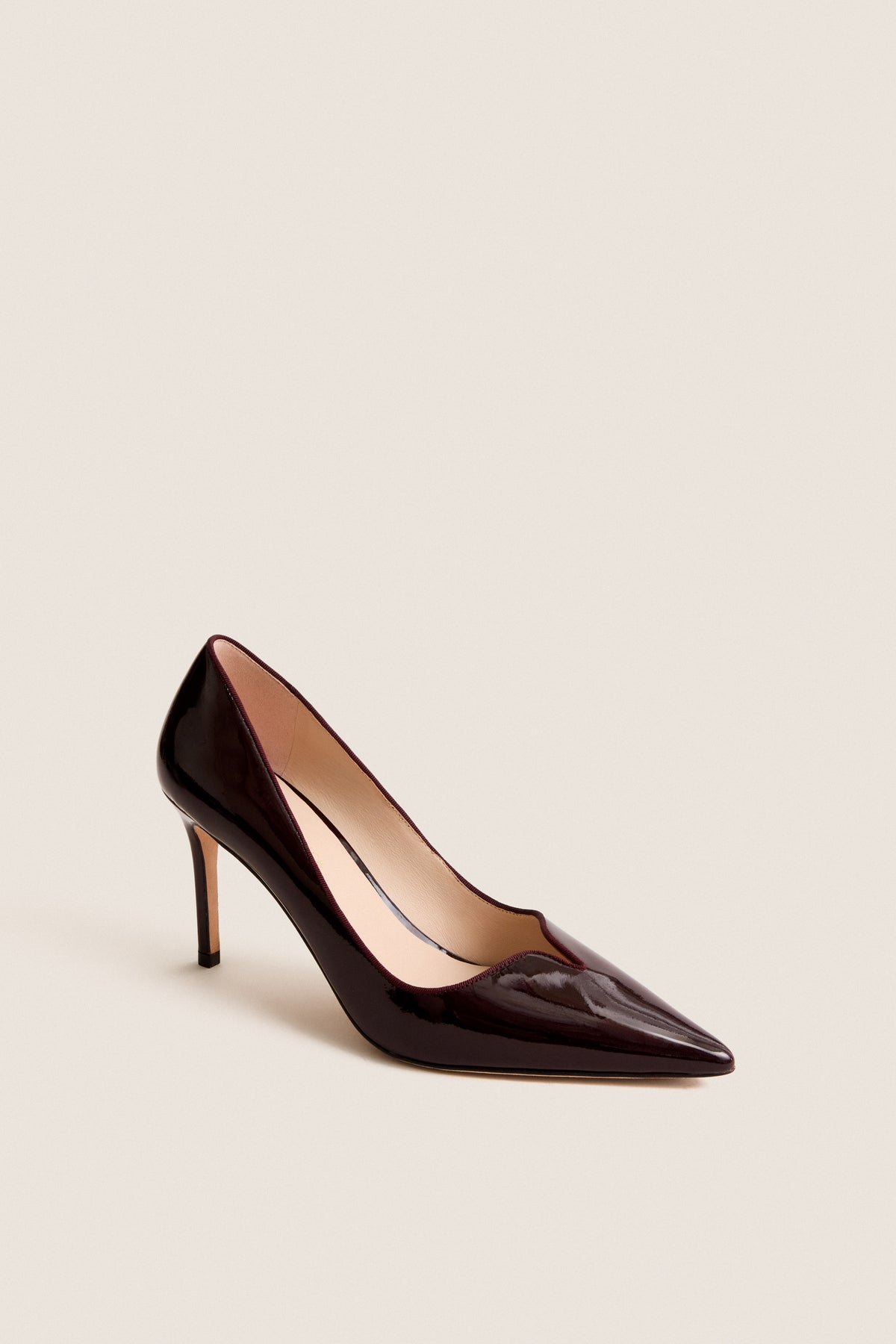 Oxblood Patent Leather Penelope Heels