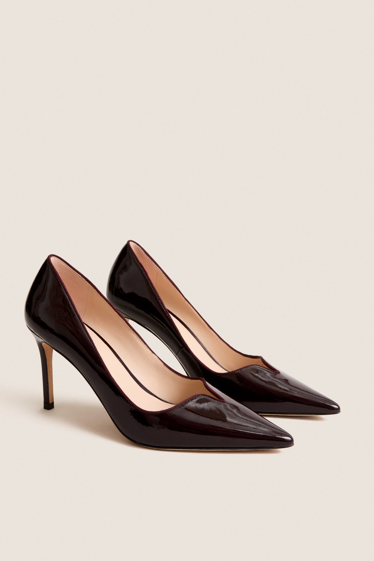 Oxblood Patent Leather Penelope Heels