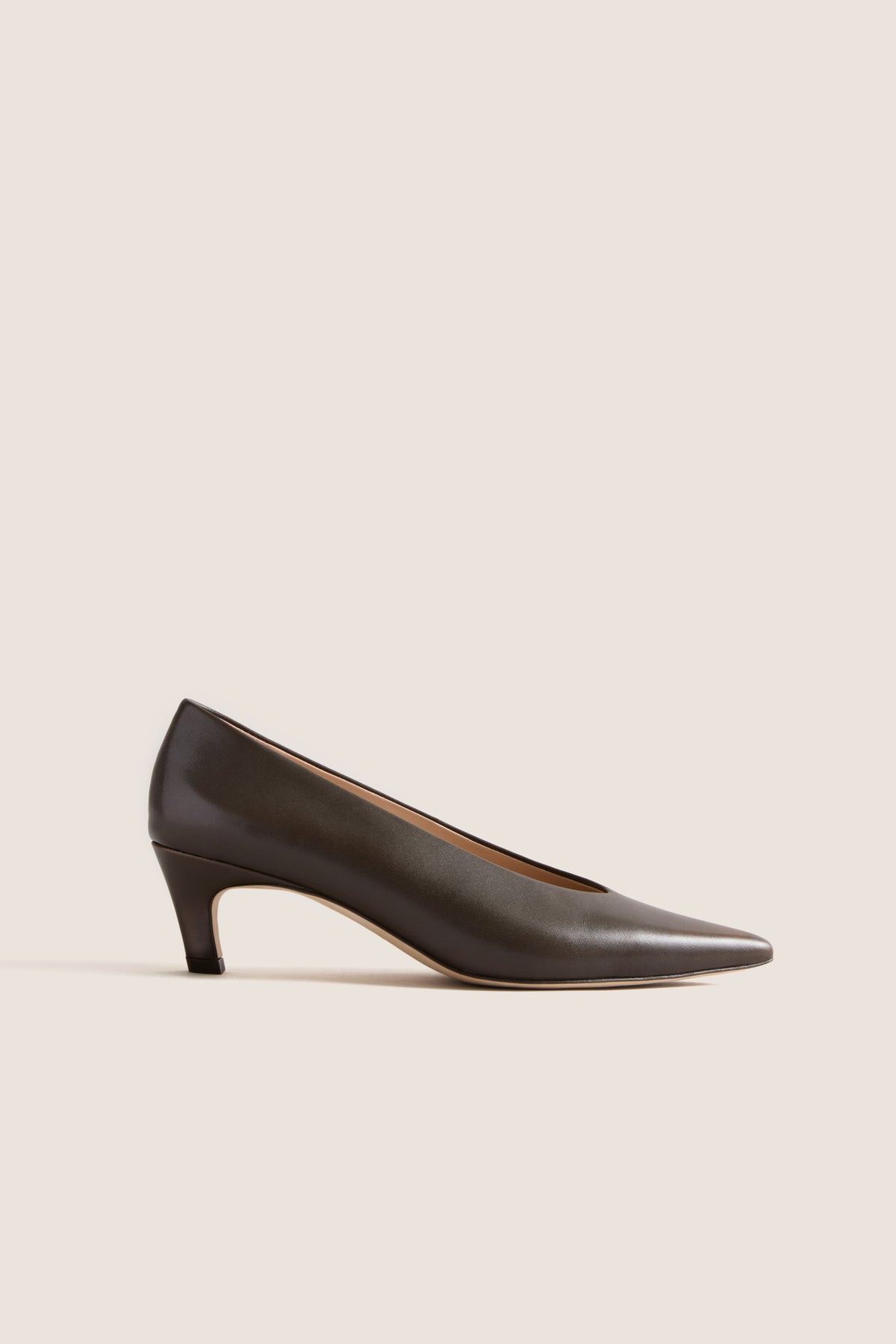 Chocolate Leather Kendal Heels