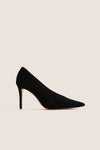 Black Suede Dove Heels