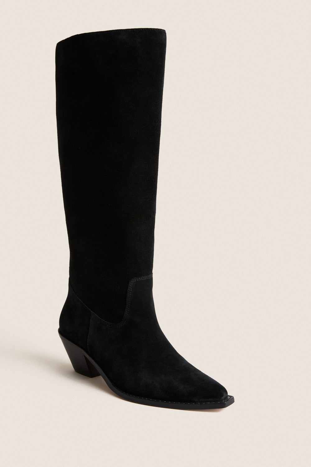 Black Suede Willa Boots