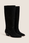 Black Suede Willa Boots