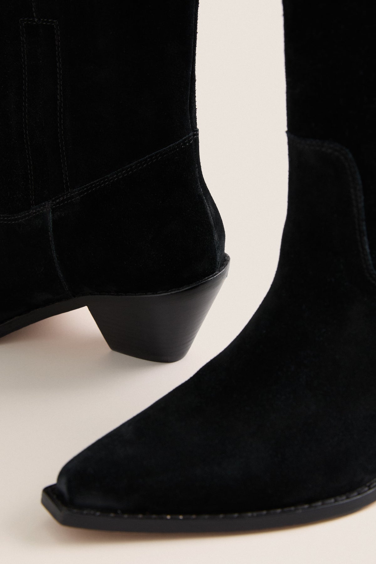 Black Suede Willa Boots
