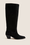 Black Suede Willa Boots