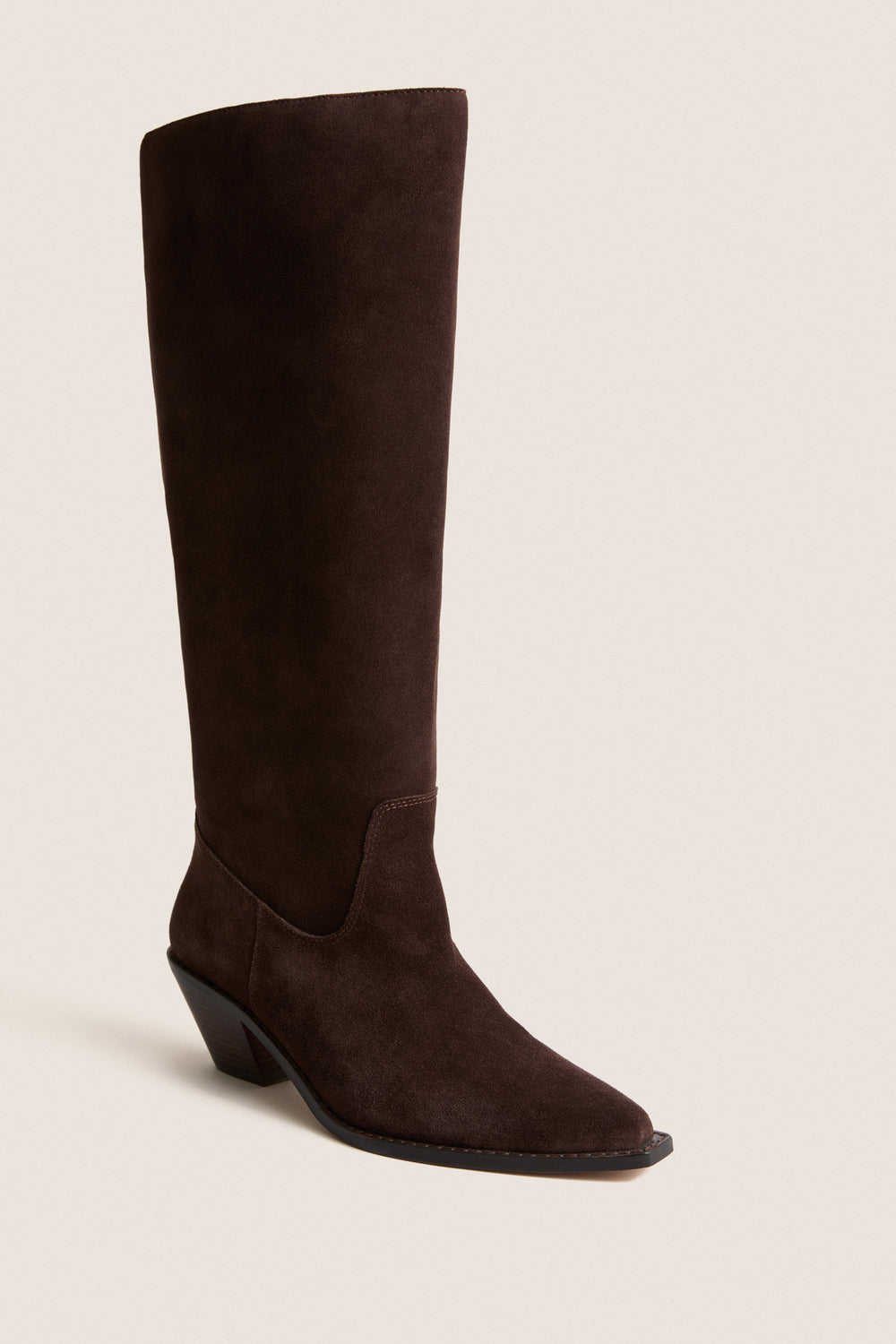Dark Espresso Suede Willa boots