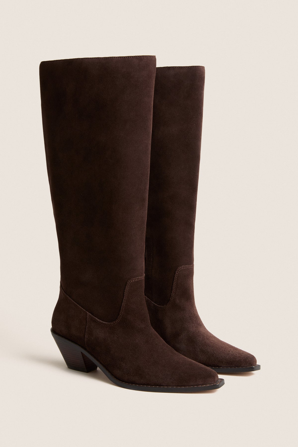 Dark Espresso Suede Willa boots