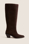 Dark Espresso Suede Willa boots