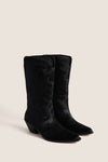 Black Calf Hair Wilson Cowboy Boots