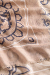 Wheat Bandana Silk Cashmere Blend Large Scarf