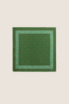 Green Equestrian Small Silk Scarf