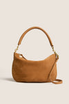 Caramel Suede Petit Moyen Messenger
