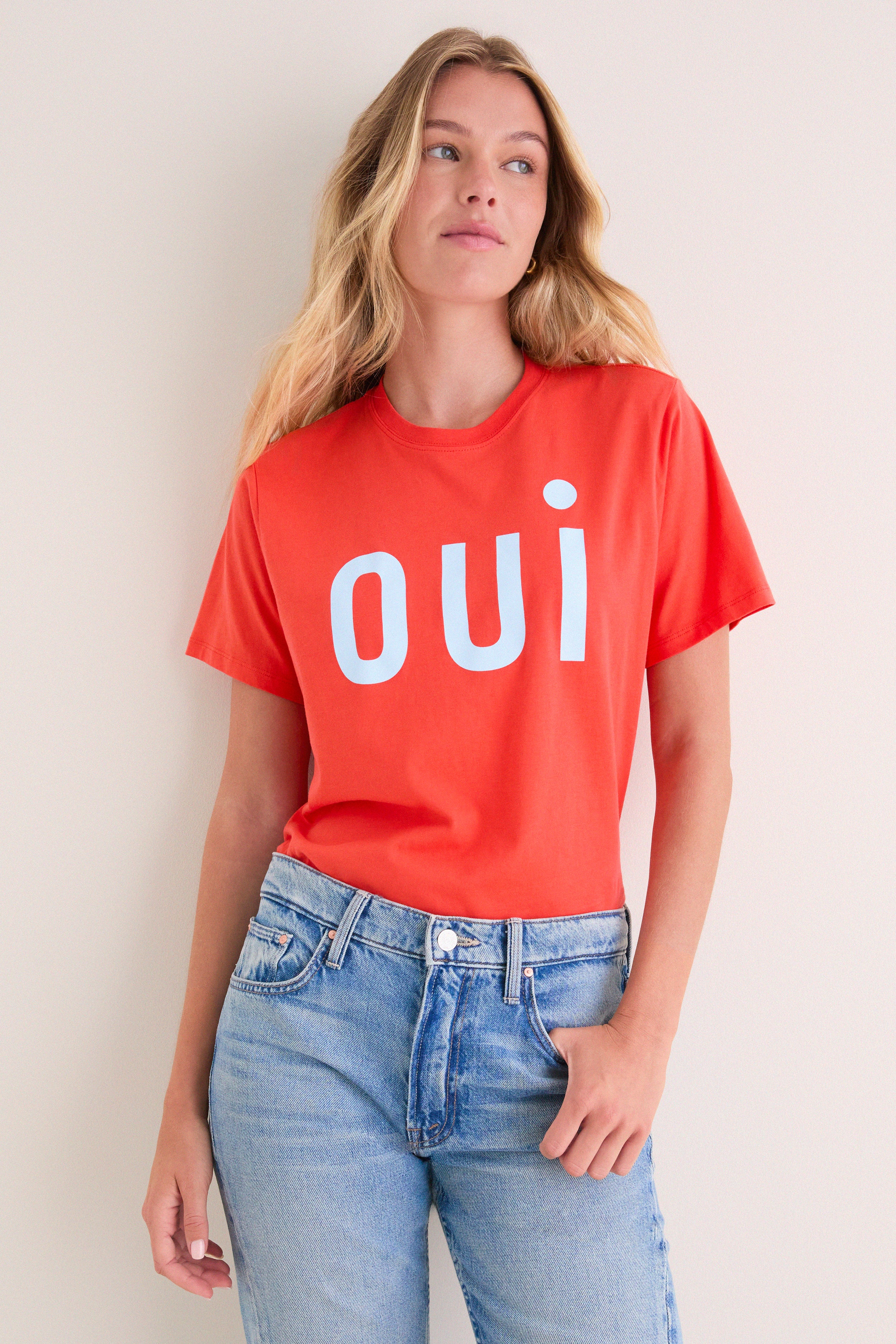 Bright Poppy Oui Original Tee