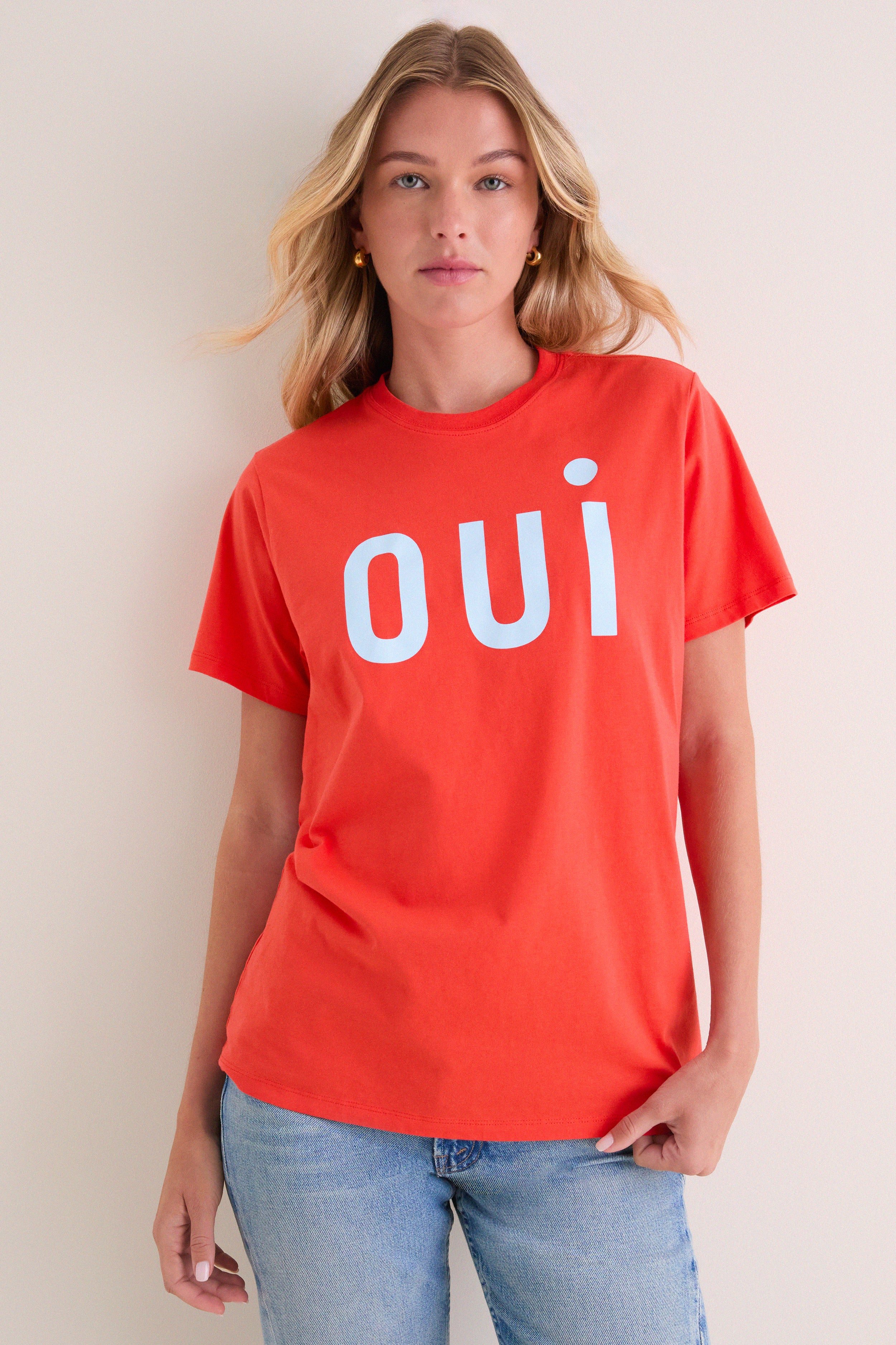 Bright Poppy Oui Original Tee