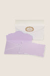 Lavender Scalloped Easton Cards and Envelopes