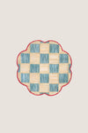 Sky Blue Gingham Cloud Placemat