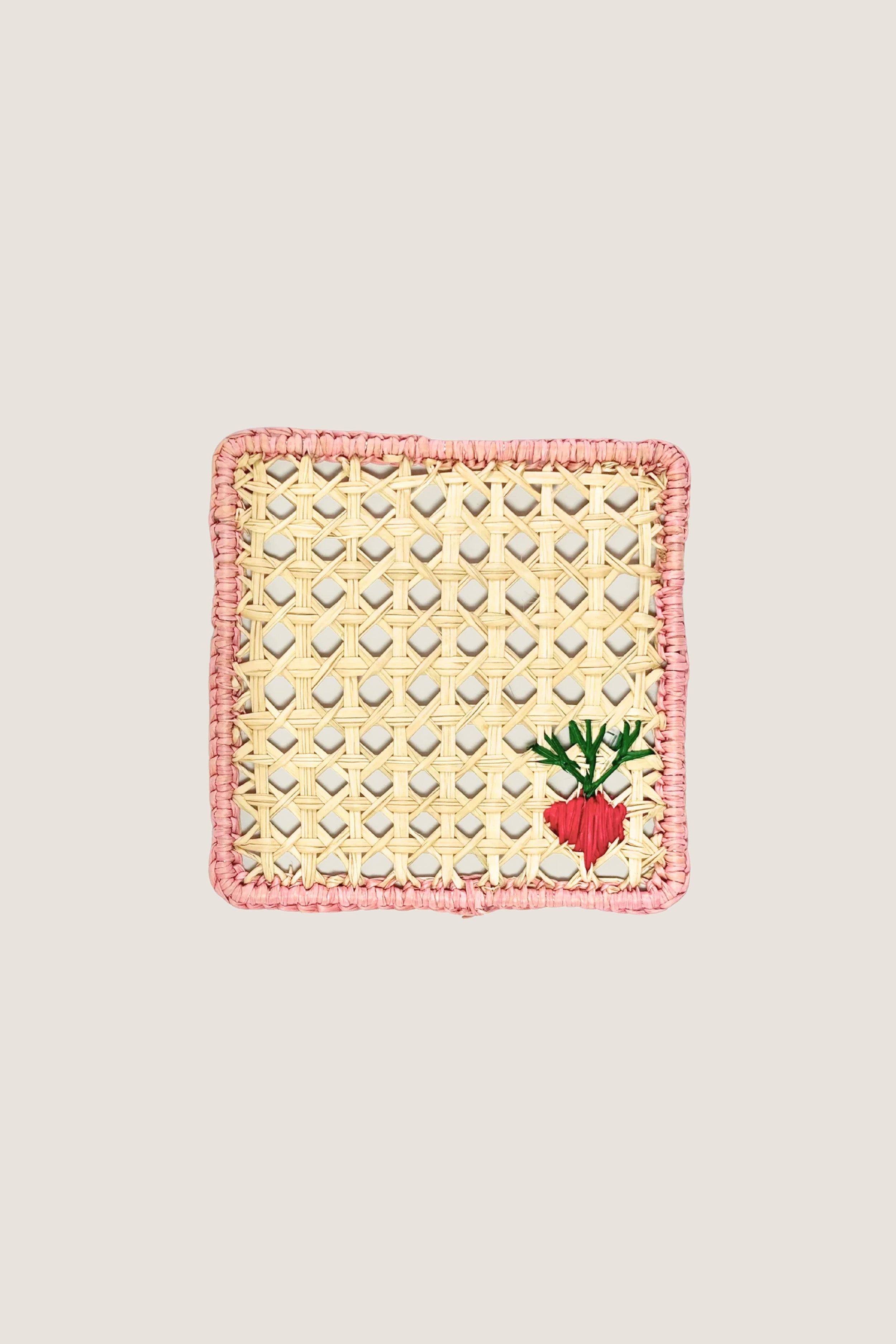 Radish Square Coaster