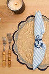 Nautical Anchor Napkin Rings Set of 4