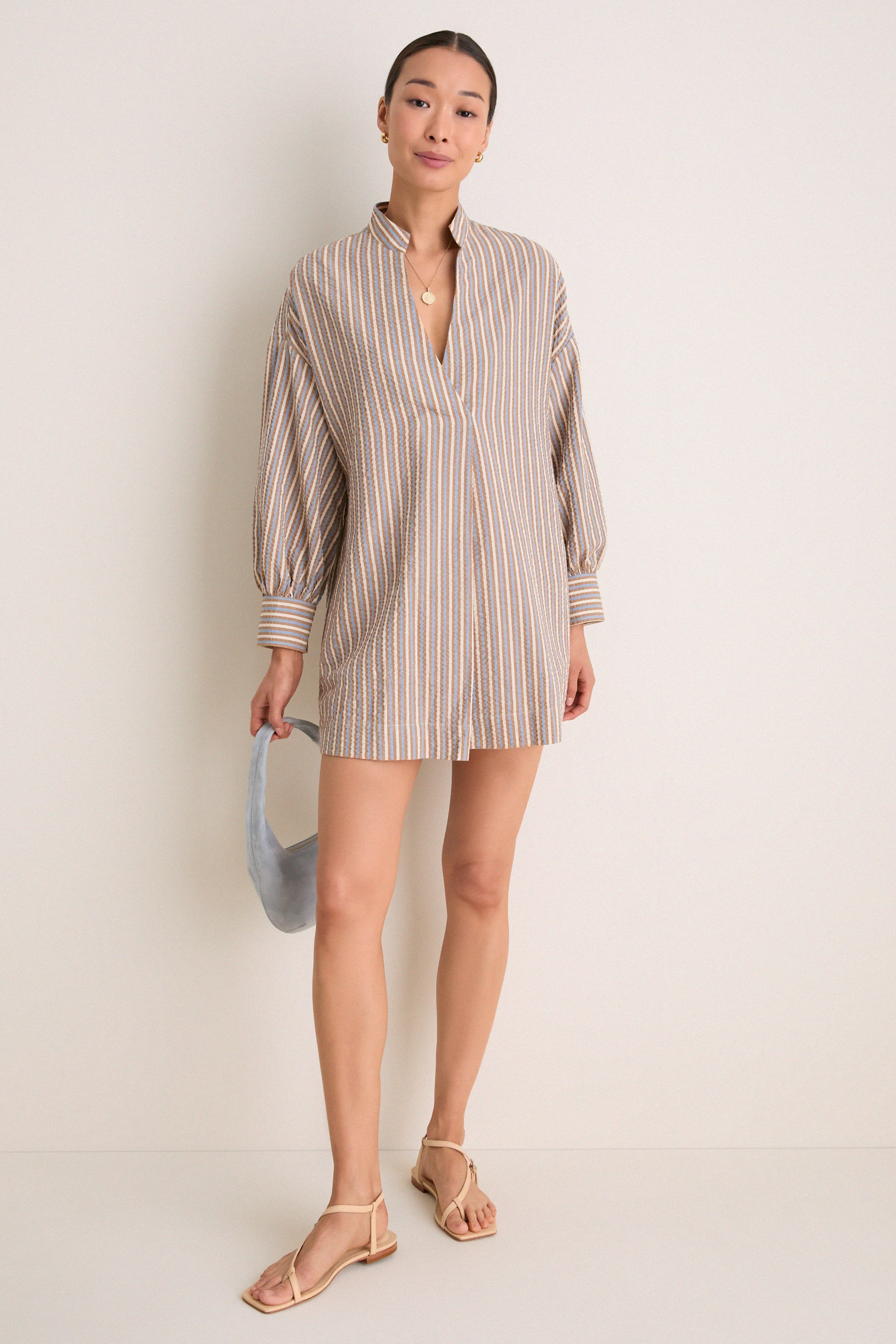 Siena Cotton Stripe Mia Dress