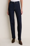 True Blue Rinse 723 High Rise Straight Jean