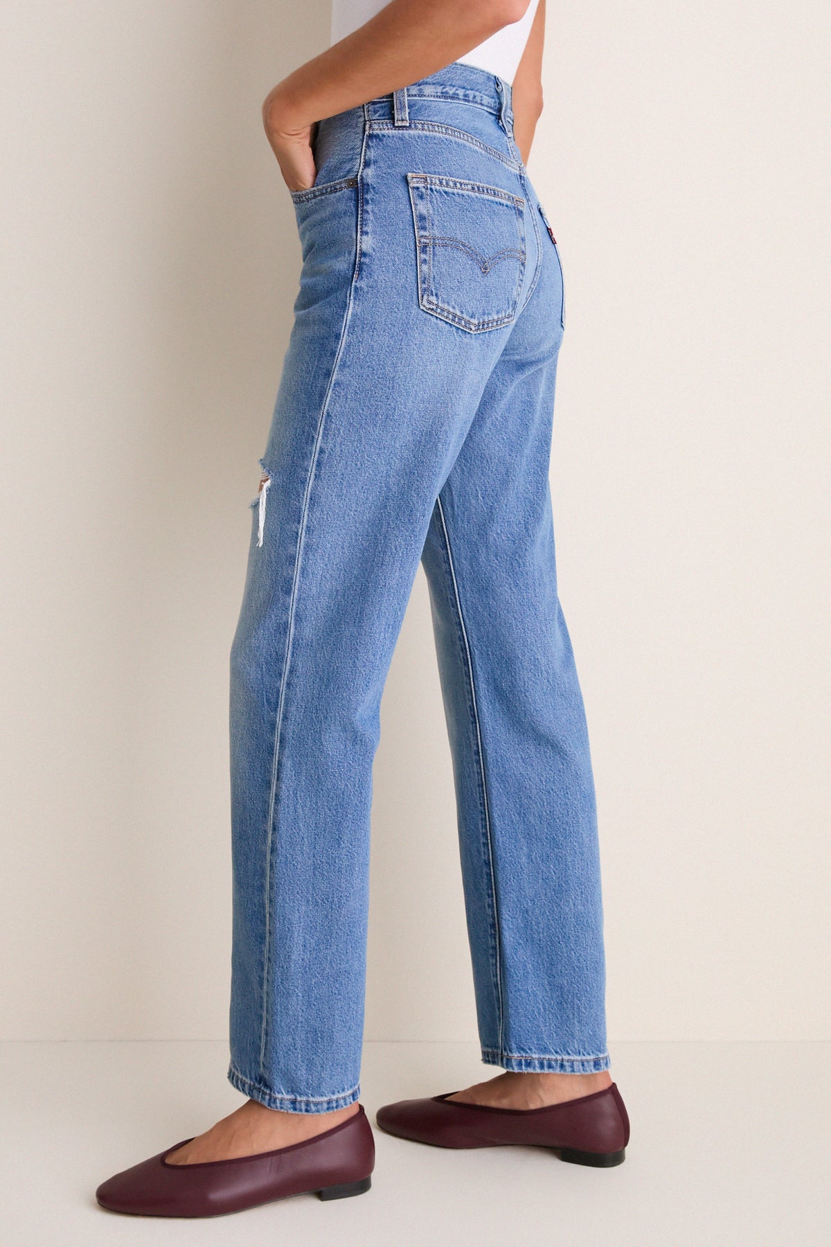 Slipped Around Easy Dad Jean