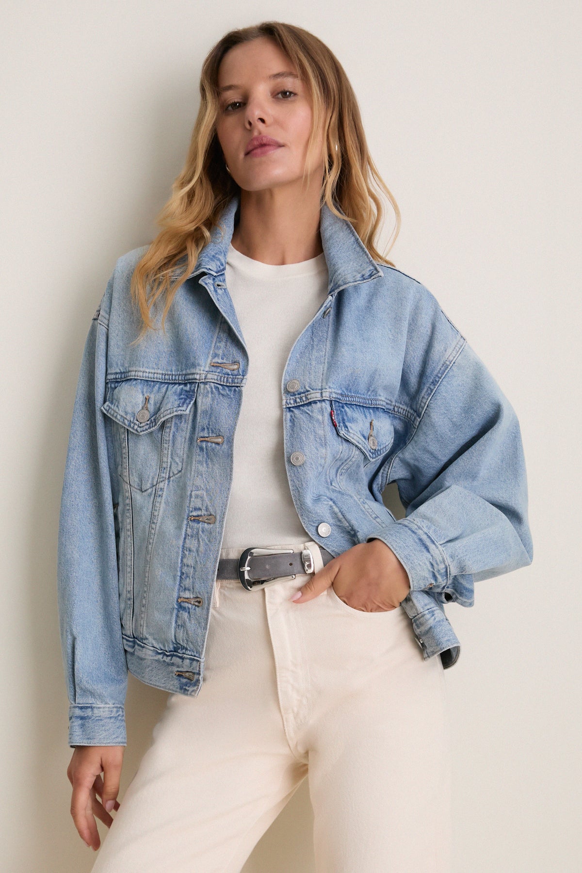 She Knew '90s Trucker Jacket