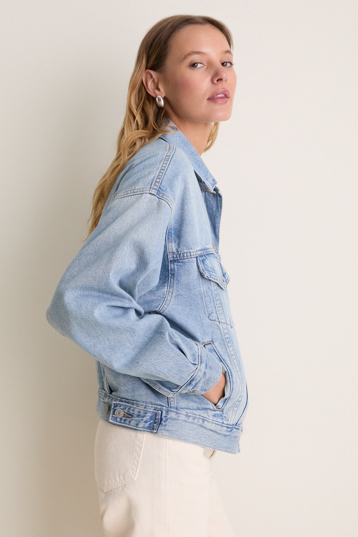 She Knew '90s Trucker Jacket