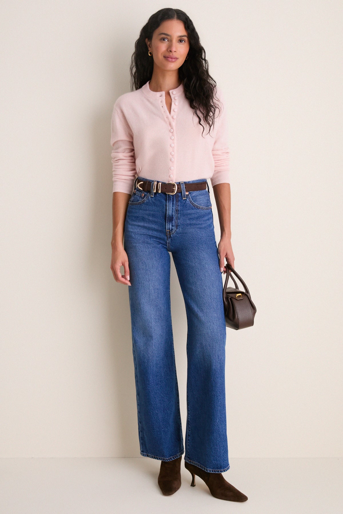 Maybe Anywhere Ribcage Wide Leg Jean