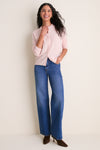Maybe Anywhere Ribcage Wide Leg Jean