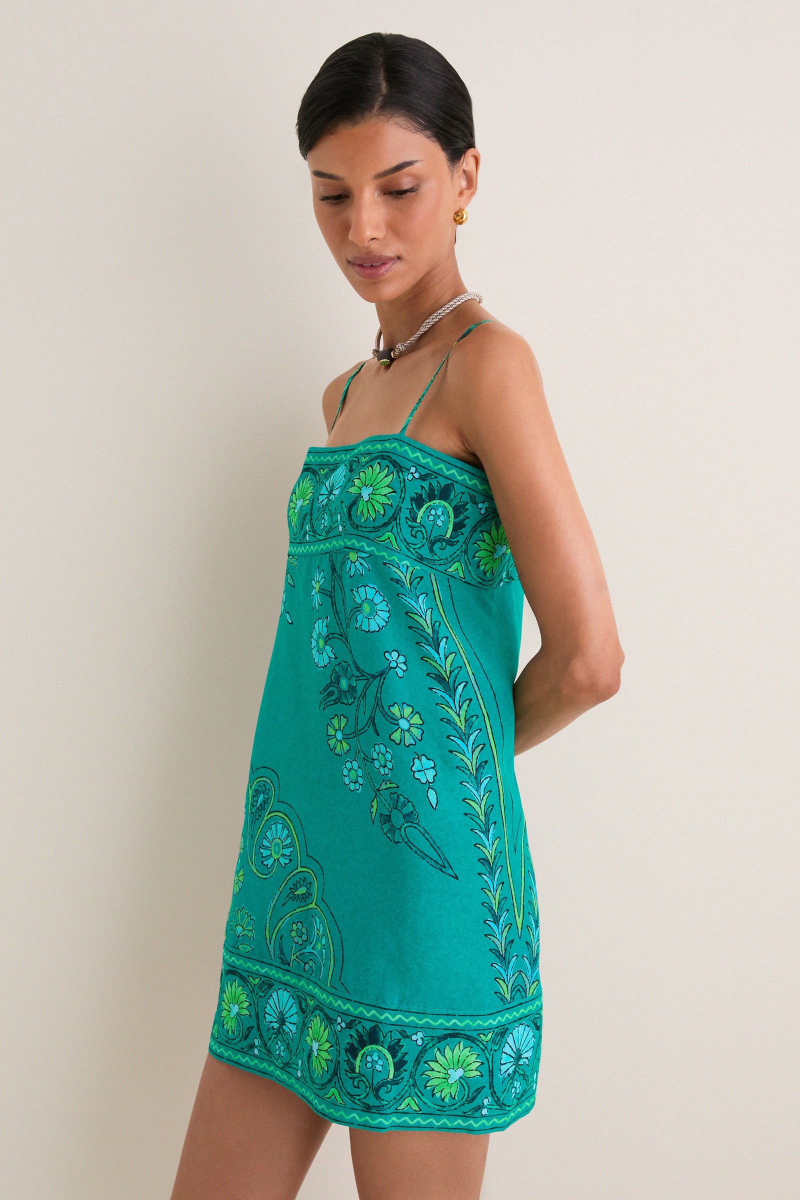 Jade Darjeeling Mini Strappy Dress