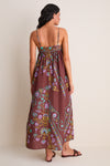 Mocha Darjeeling Maxi Bodice Dress