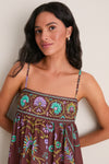 Mocha Darjeeling Maxi Bodice Dress