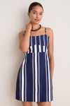 Navy Stripe Lauryn Dress