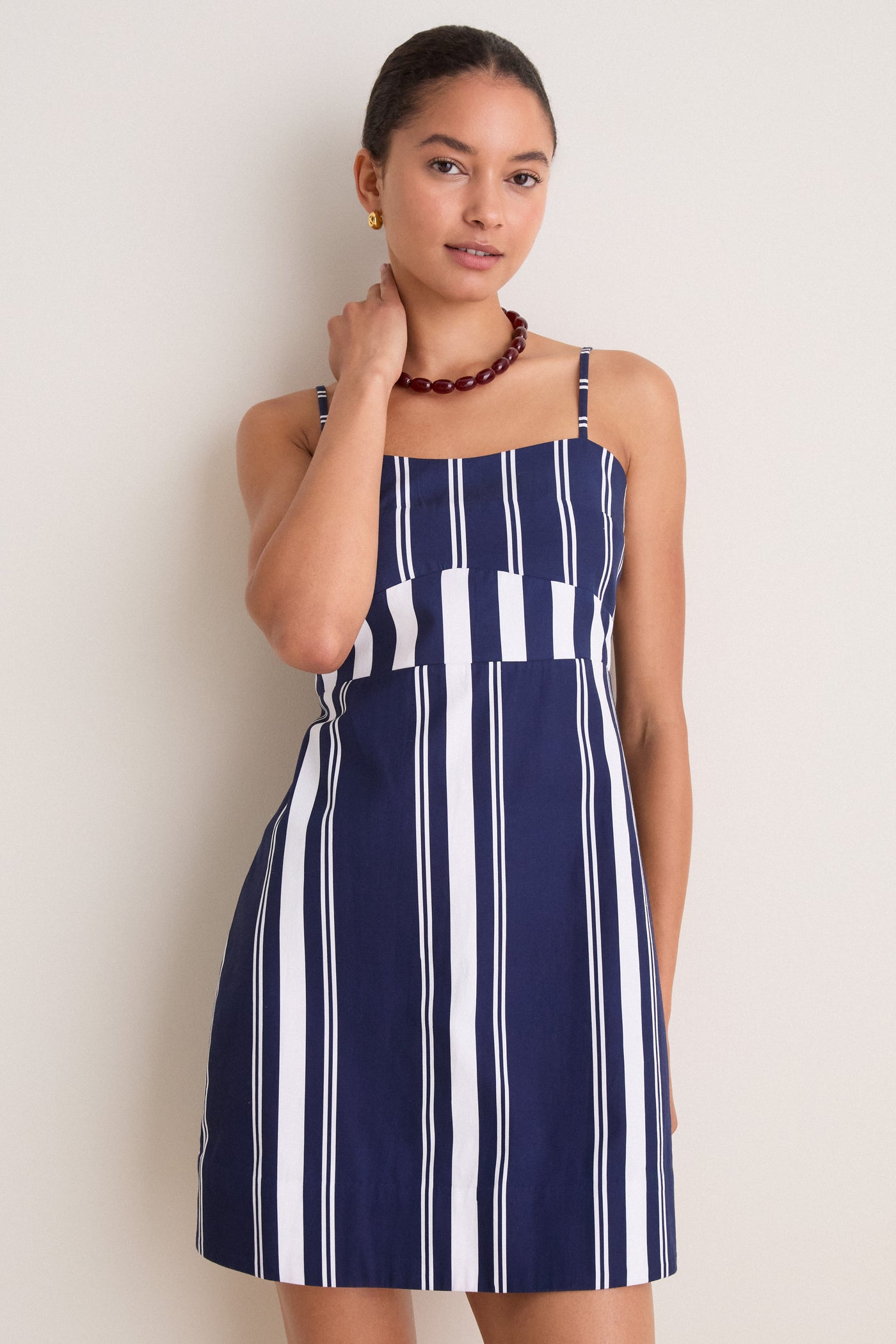 Navy Stripe Lauryn Dress