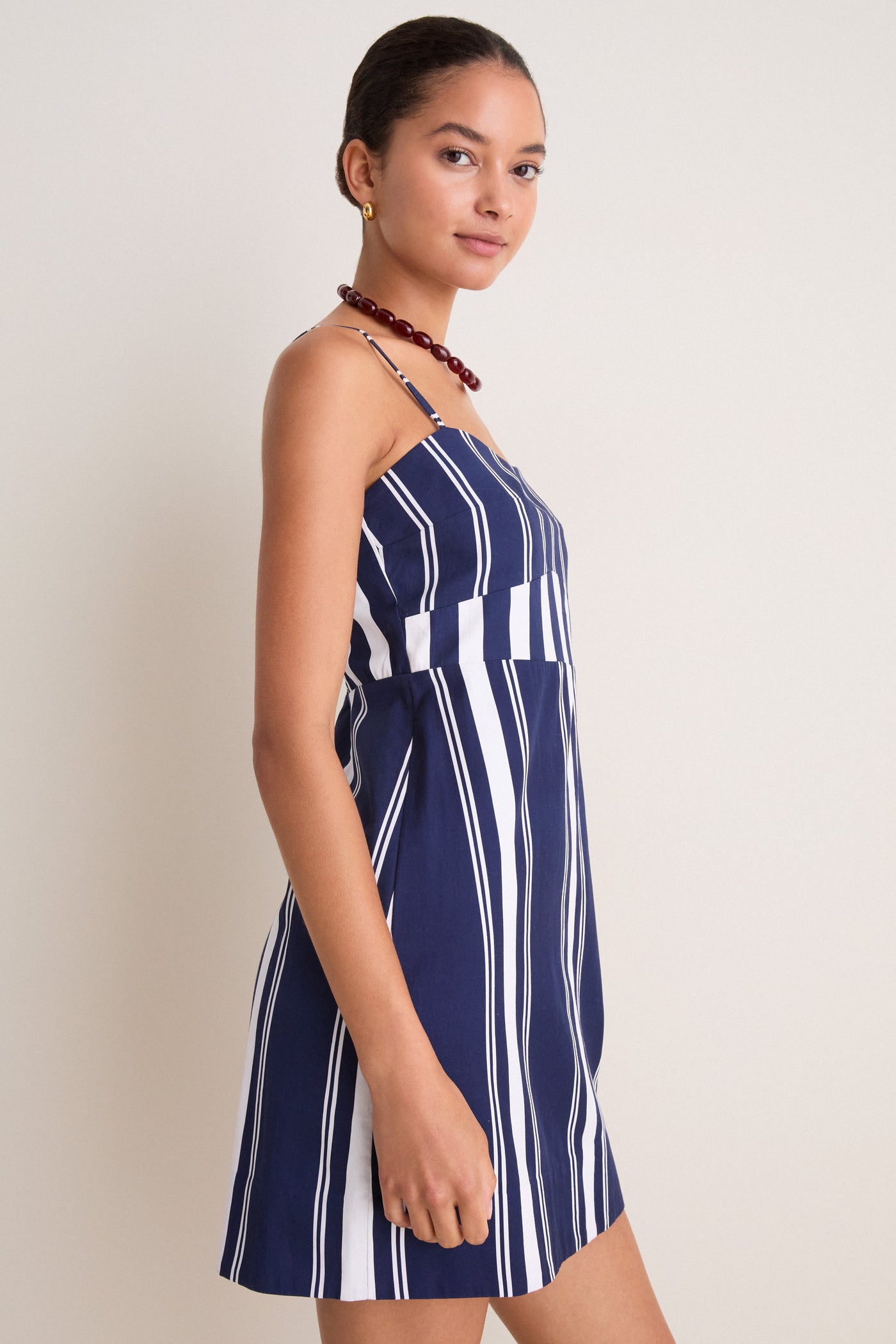 Navy Stripe Lauryn Dress