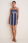 Navy Stripe Lauryn Dress