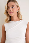 White Cooper Knit Top