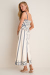 Ditsy Blue Mix Tucker Midi Dress