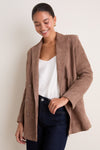 Cardamom Suede Aimee Double Breasted Blazer