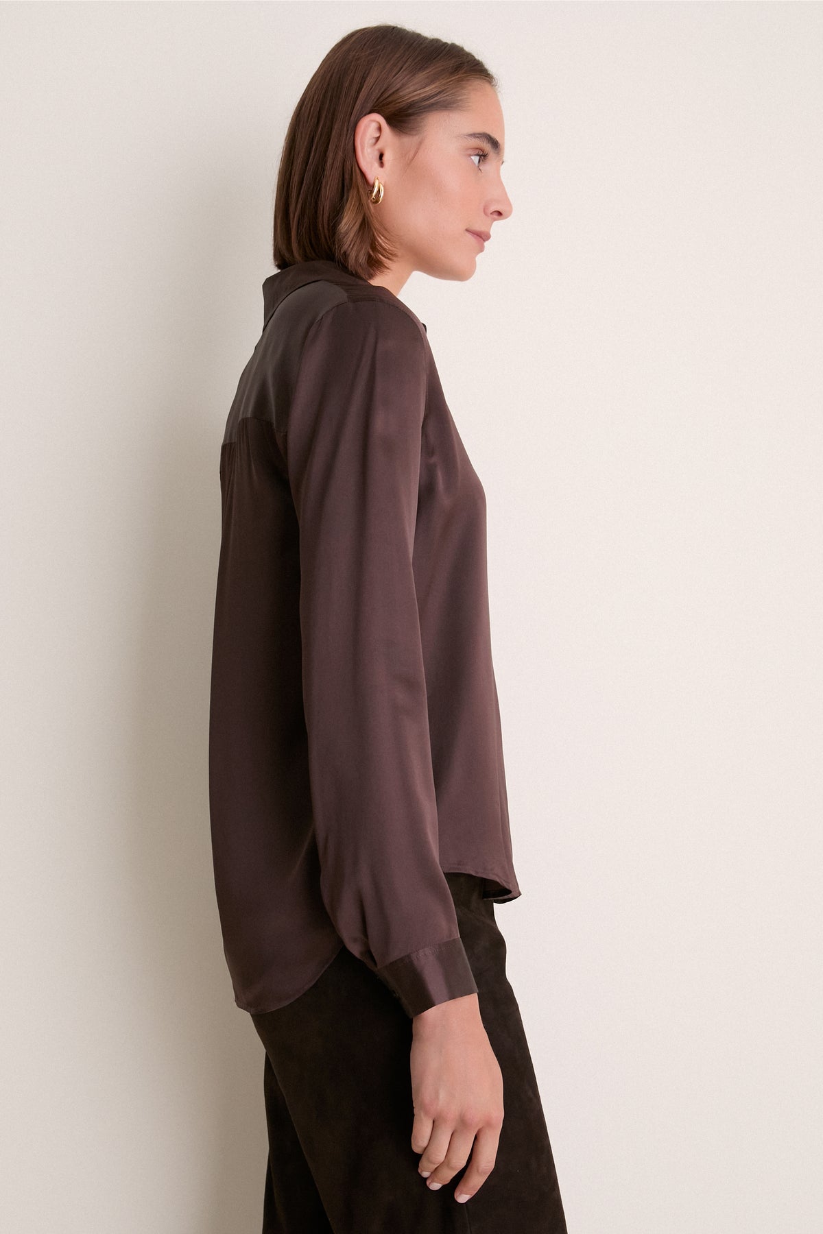 Dark Java Tyler Long Sleeve Blouse