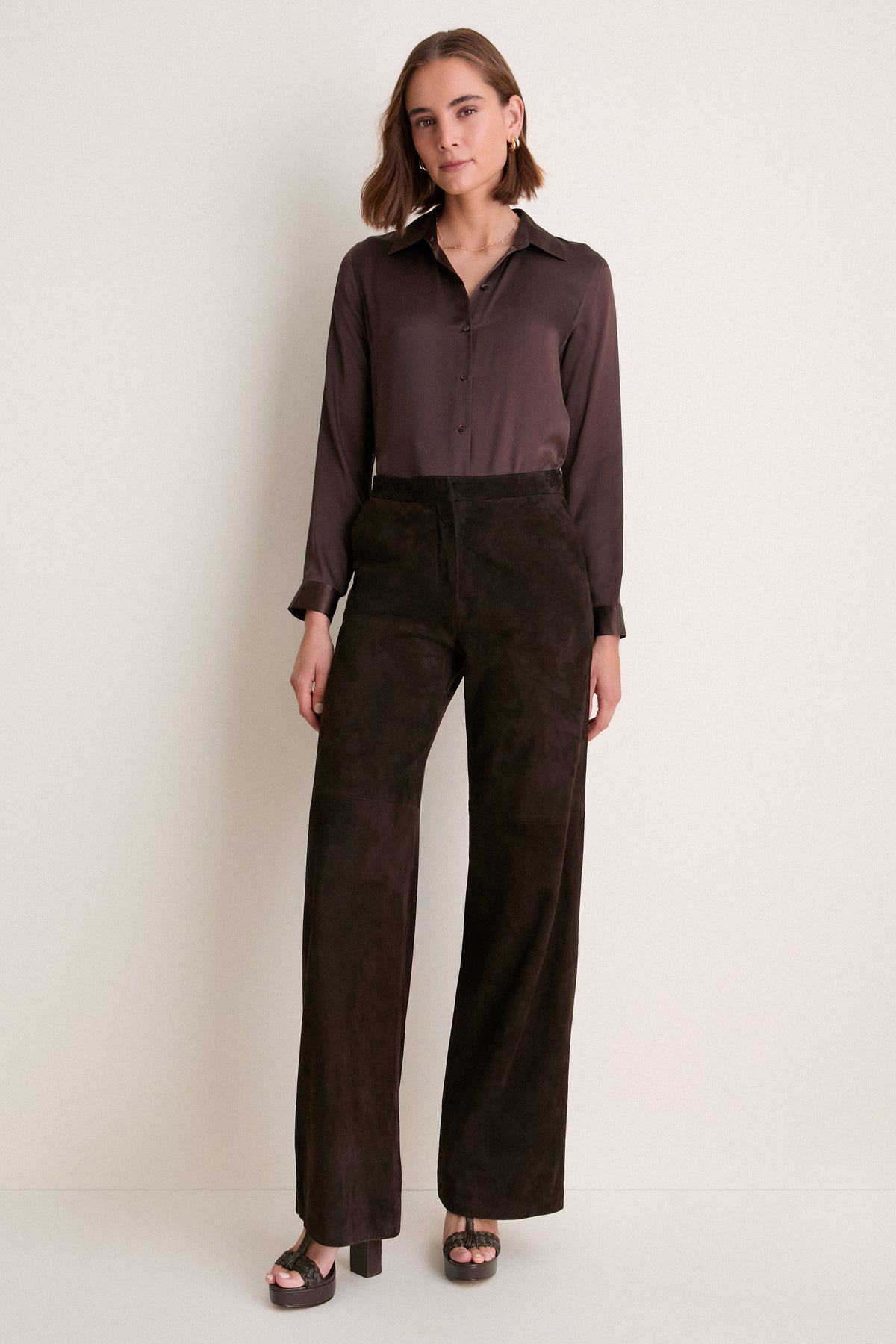 Dark Java Tyler Long Sleeve Blouse