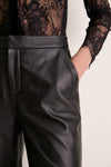 Black Livvy Straight Leg Trouser