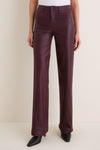 Deep Sangria Clayton High Rise Wide Leg