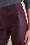 Deep Sangria Clayton High Rise Wide Leg