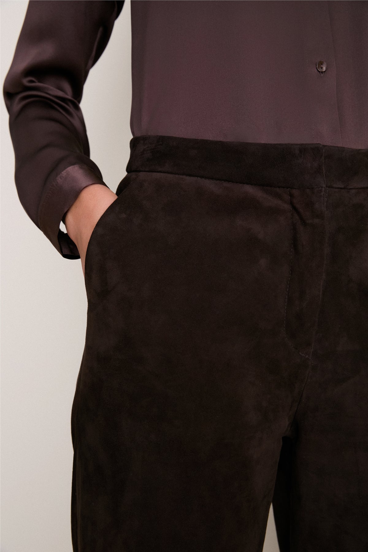 Coffee Bean Livvy Straight Leg Trouser