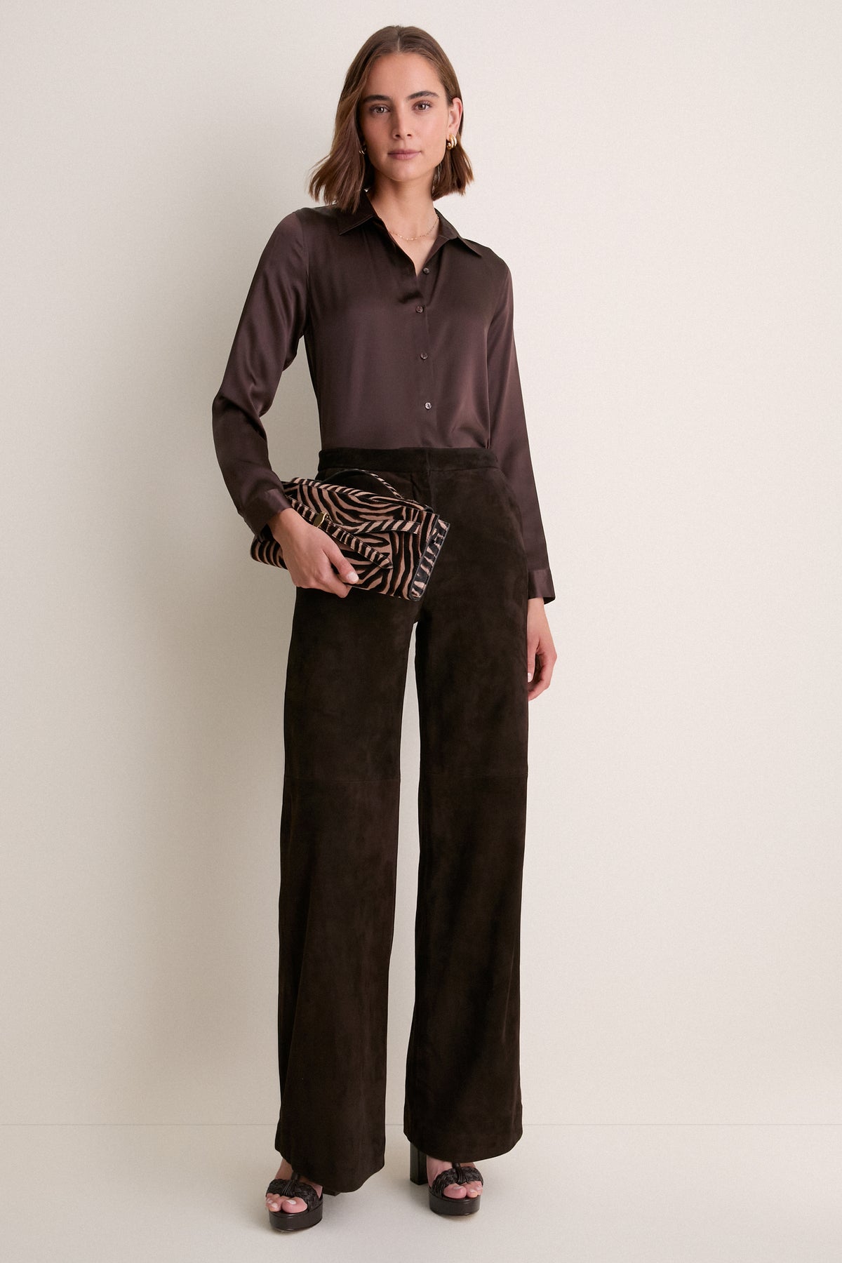 Coffee Bean Livvy Straight Leg Trouser