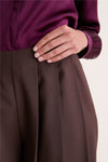 Dark Java Nova Pleated Pants