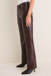 Burgundy Recycled Leather Genova Low Rise Boot